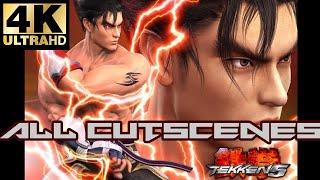 TeKKeN 5: All Movie Cutscenes + Endings [4K]