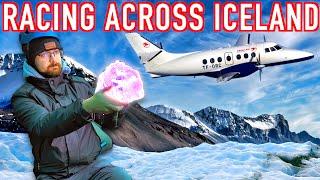 Racing across Iceland on their SECRET airline