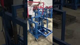 Low power consumption block bricks machine price small electric  hollow block making machine