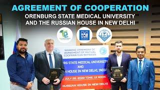 Why OrSMU is top medical University of Russia | Agreement of Cooperation | MBBS in Russia