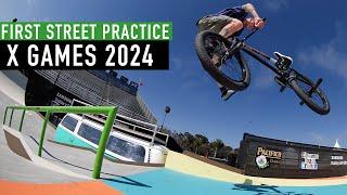 X GAMES 2024 - FIRST BMX STREET PRACTICE