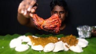 IDLI KARIKOLAMBU EATING SOUND | MUKBANG | FOODIES ASMR