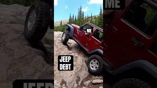 Who knows the struggle.  #jeeprubicon #jeepnation #jeepwrangler #jeeplife #offroad #offroad4x4