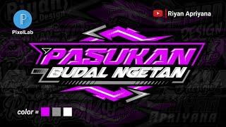 HOW TO MAKE A COOL RACING LOGO ON PIXELLAB |  NGETAN BUDAL TROOPS