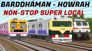 A High Speed Journey In Barddhaman Howrah Non Stop Super Local Via Chord