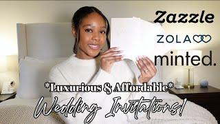 MY 2024 WEDDING INVITATIONS | AFFORDABLE & LUXURIOUS