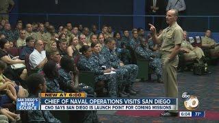 Chief of Naval Operations visits San Diego