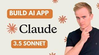 How to build an AI-powered app with no-code tools - A step-by-step tutorial using Claude 3.5 Sonnet