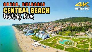 Obzor - Walk On The Beach. Virtual Walking Tour - Nature Walk