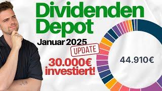 45.000€ Dividenden Aktien Portfolio  | Depot-Update Januar 2025