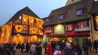 [4K]  A Magical Christmas Village in Alsace, France : A Fairytale Wonderland  (Dec. 2024)