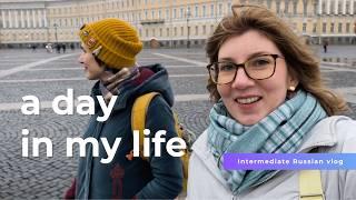 LEARN RUSSIAN WITH ME. Everyday vocabulary in context and slow natural conversation with subtitles