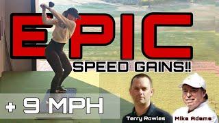GAINING SWING SPEED: Speed Session With Mike Adams & Terry Rowles