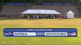 Australia - USA Gold Medal Game Frisbee World Games 2022