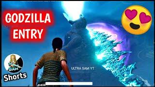 GODZILLA ENTRY IN PUBG MOBILE  PUBG GODZILLA VS KONG  ULTRA SAM #shorts