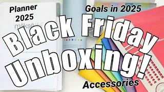 MAKSELIFE BLACK FRIDAY ORDER UNBOXING | MAKSELIFE PLANNER ACCESSORIES | A5 PLANNER GOAL INSERTS |