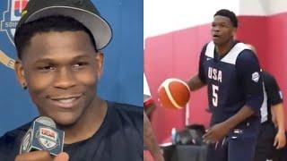 Anthony Edwards says he's the 1st option on Team USA and they have to fit around him