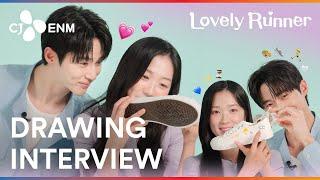 The Cutest Drawing Interview EVER with Lovely Runners!‍️ | Drawing Interview | CJ ENM