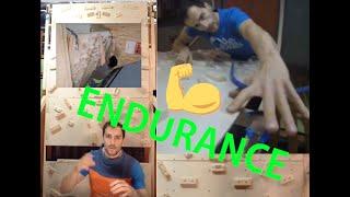 How to train endurance for sport climbing in an home climbing wall