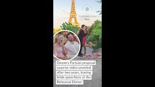 THE LONG CON: PARIS - surprise proposal video unveiled after two years, leaving bride speeches.