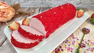 TARTA MOUSSE DE FRESA  SAN VALENTÍN, sin horno y resultado brutal con Mambo!!!