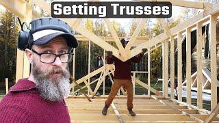 How To Setting Trusses | One Man Build