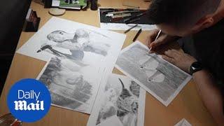 Talented artist whose drawings were so good they were investigated