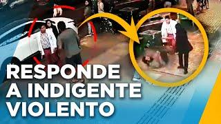 Indigente amenaza y golpea a vecinos en Surquillo: Así reaccionó una de sus víctimas