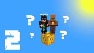 Minecraft, lekin Men va Qishloqi LUCKY BLOKDA yashaymiz | Artifact