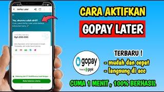 Gopaylater | Cara Aktifkan Gopay Paylater