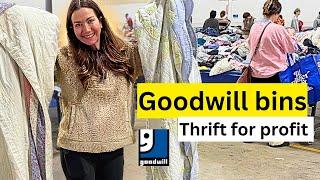 GoodWill Bins thrift With Me For Profit