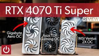 RTX 4070 Ti Super Review: Asus & MSI Results