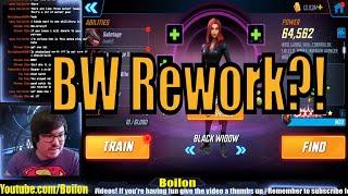 Black Widow / Skill Military Rework Talk + Skillitary v Marauders War Fight! Marvel Strike Force