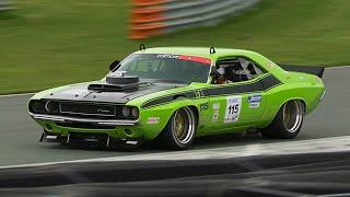 720HP 1970 Dodge Challenger T/A - Incredible, LOUD 9.4L (572) Race Car at Zandvoort 2024!