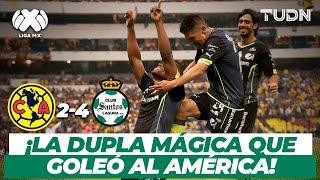 ¡Qué goleada! El día que Oribe y Darwin 'bailaron' al Ame | América 2-4 Santos - CL2014 | TUDN