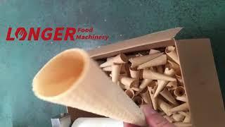 How to Make Ice Cream Cones? Fully Automatic Cones Making Machine @longer-machinery.com