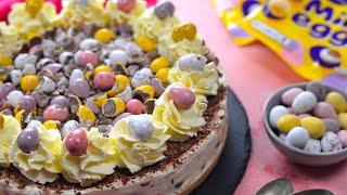 Mini Egg Easter Cheesecake Recipe [No Bake]