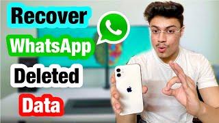 How to Recover WhatsApp Deleted Data in iPhone/android by Wondershare Dr.Fone Data Recovery