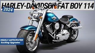 HIGHLY ANTICIPATED: 2024 Harley Davidson Fat Boy 114 Unveiled | Exciting Upgrades