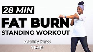 28 Min New Year Full Body Fat Burn Workout - No Jumping | Sweaty & For All Fitness Levels | #2025