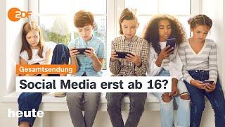 heute 19:00 Uhr vom 03.12.2024 Mögliches Social-Media-Verbot, Yoon Suk Yeol ruft Kriegsrecht aus