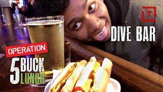 The Best Cheap Dive Bar in NYC || 5 Buck Lunch