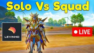  Levinho Solo Vs Squad PUBG MOBILE 5