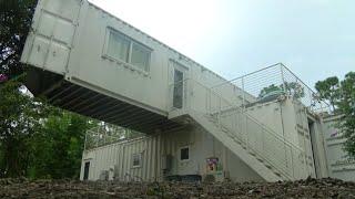 Bahamian family finds home in shipping containers