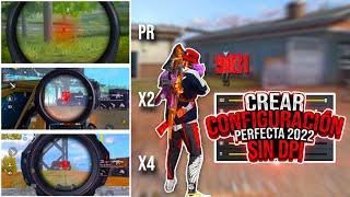 COMO CREAR TU PROPIA CONFIGURACIÓN PARA LEVANTAR MIRA SIN DPI EN FREE FIRE 2022!! - Juanpablo 31