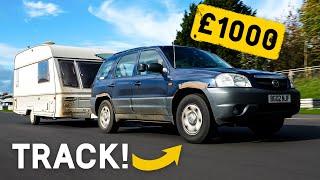 £1000 CAR + CARAVAN ADVENTURE!