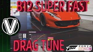 Forza Horizon 5 | Ferrari 812 Superfast Drag Build And Tune *Insane* (Forza Horizon 5 Guides)