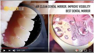 Self Clean, Air Dental Mirror (M3) from GoldenDent, Air Mirror, Blows Air, Easy Plug & Use