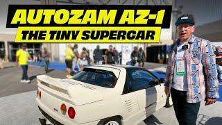 Discover the Tiny Mazda Autozam AZ-1 with Gullwing Doors and Supercar Vibes!