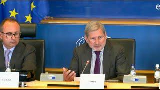 Presentation of the Interoperable Europe Act by EU Commissioner Johannes Hahn in ITRE